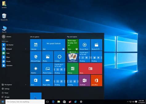 windows 10 klasyczny wygląd pulpitu.